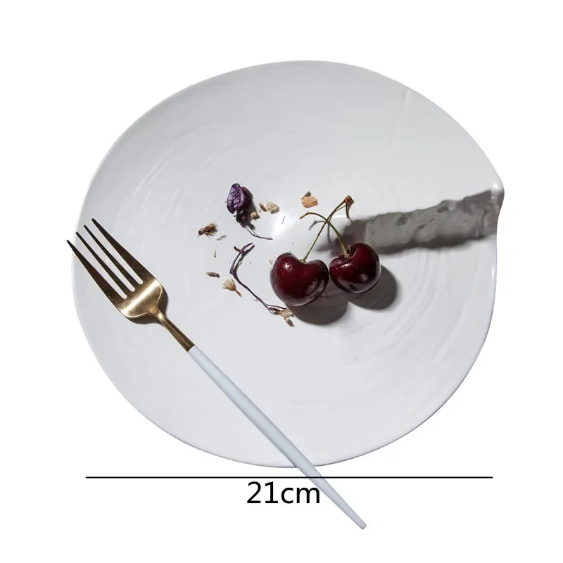 Industrial Style Tire Shape Ceramic Plate Hotel Restaurant Dishes Decoration Serving Home Kitchen Steak Tableware