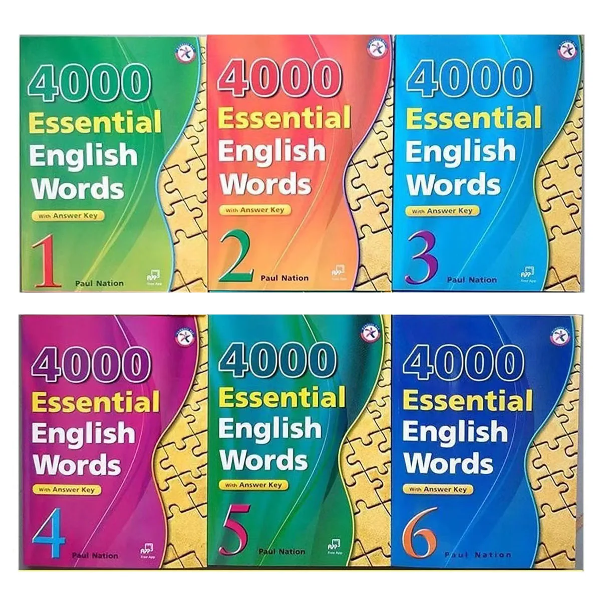 

3 Books/set 1-3/4-6 4000 Essential English Words Full Color New Version of The English Learning Guide English Book Libros Livros