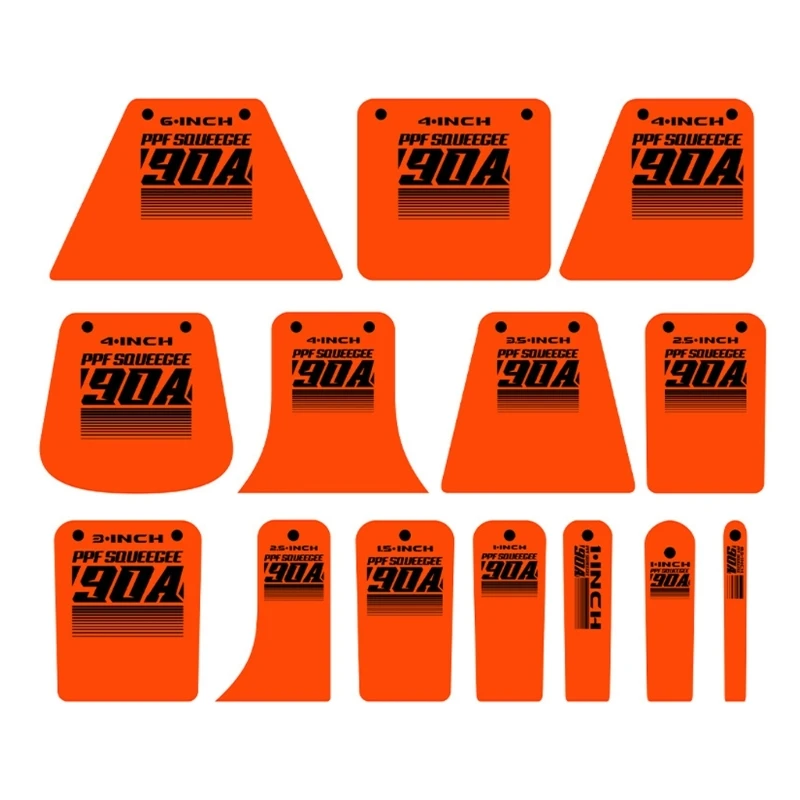 14PCS Car Film Squeegee For Paint Installation With TPU Construction Auto Tint Tools Set