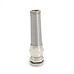 M20 M22 M24 M25 PG16 PG13.5 Metal Flex Protect Cable Gland with Spiral Spring Protector