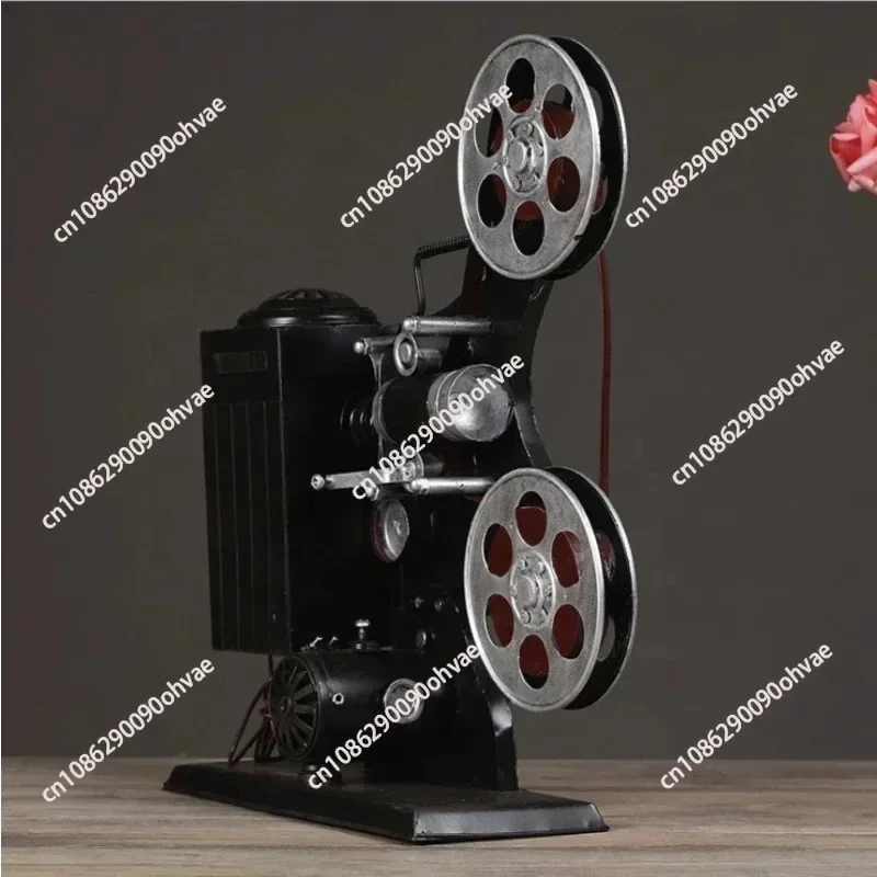 Movie history object old-fashioned film projector decoration home decoration nostalgic recorder Creative furnishings