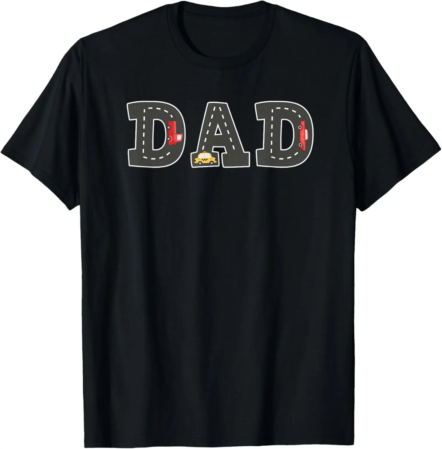 Cool Playmat Car Race Track On Back DAD Toddler (Two Side) T-Shirt