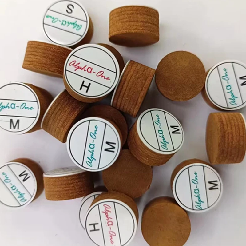 

Alpla-one Superb Pool Cue Alpha tips H/M/S 14 mm -8 Layers Thickness 7 mm