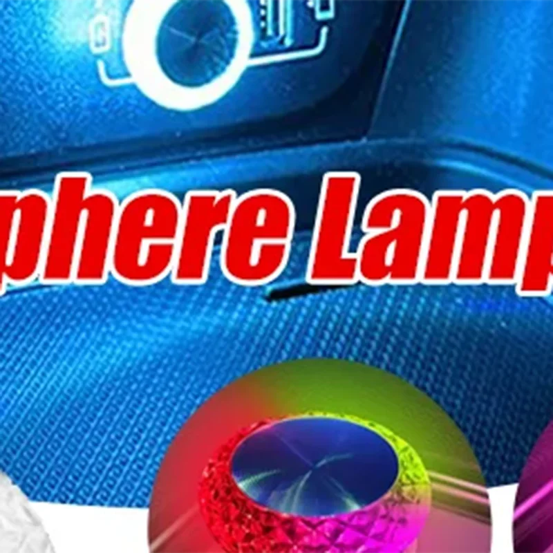 Portable Car USB Ambient Light Mini LED Decorative Atmosphere Lamp Auto Interior Environment Lights Computer Light Plug Play