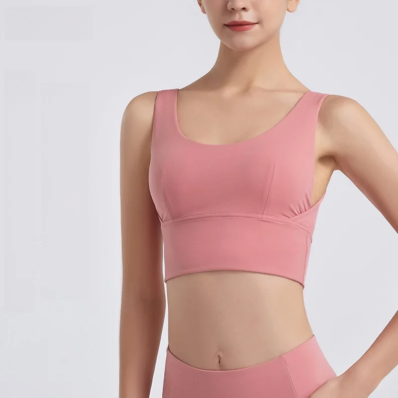 

Женский спортивный бюстгальтер высокой интенсивности, противоударное нижнее белье для бега и фитнеса, U-образная форма, красивый дизайн спины, прямая продажа с фабрики, голая йога