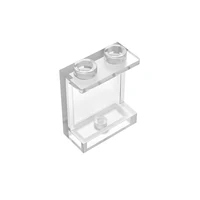 25pcs DIY compatible 87552 DIY building block transparent panel 1x2x2, MOC4864 glass building house children's toy 5