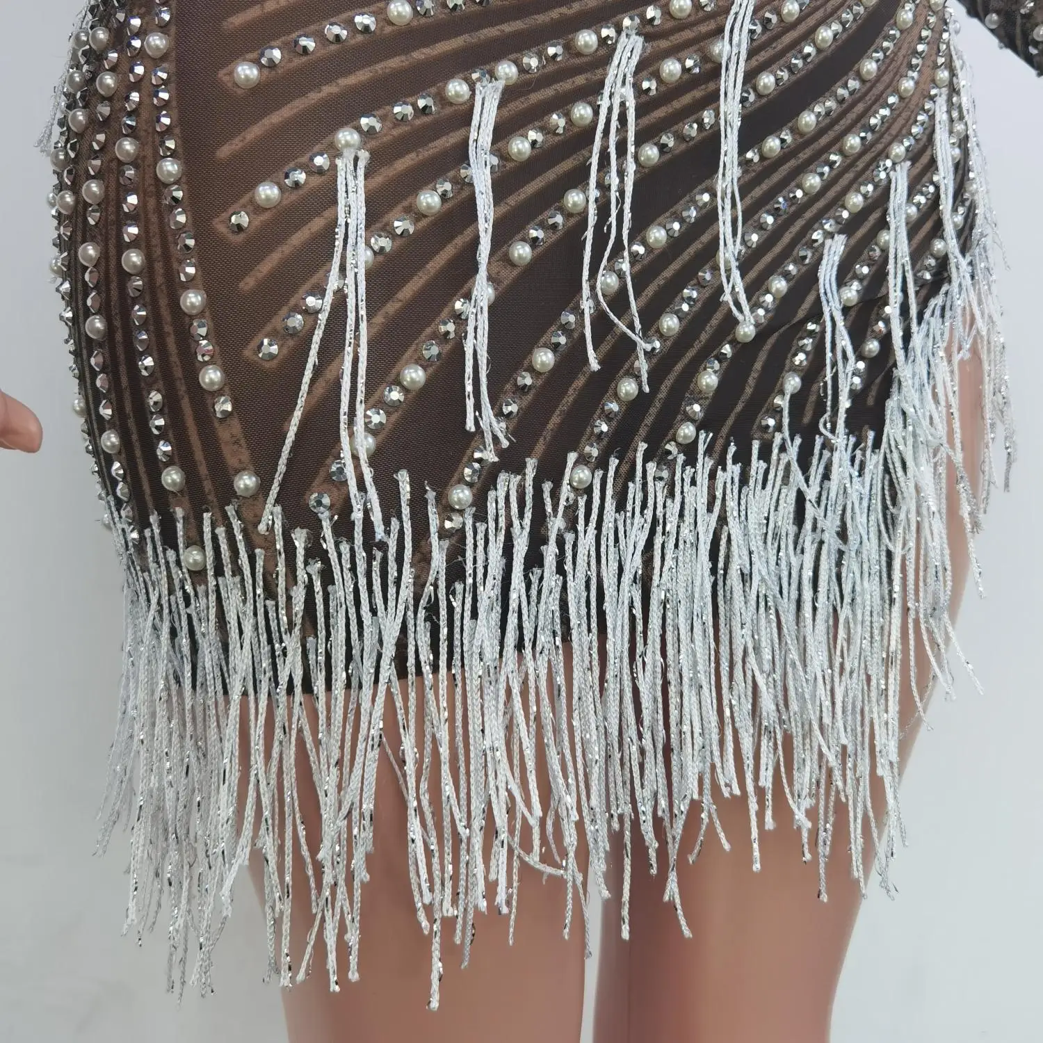 ชุดเดรสประดับเพชรสำหรับผู้หญิง ชุดราตรีหรูหราสำหรับงานปาร์ตี้ แทงโก้ ชาชา รุมบ้า ลาติน ชุดเต้นรำ ชุดราตรี ชุดออกงานกลางคืน ชุดแต่งงาน ชุดเซ็กซี่สำหรับการแสดงบนเวที