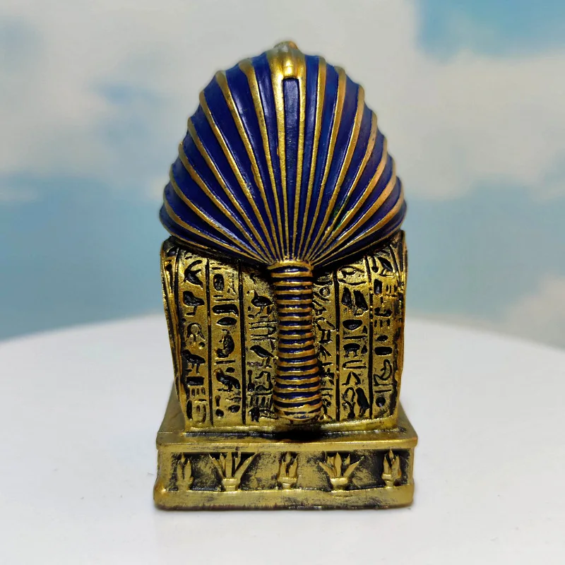 Tutankhamun รูปปั้นจำลองฟาโรห์ของเล่น, ปิรามิดของเล่นผงตุ๊กตาฟาโรห์ของประดับโต๊ะทำงาน