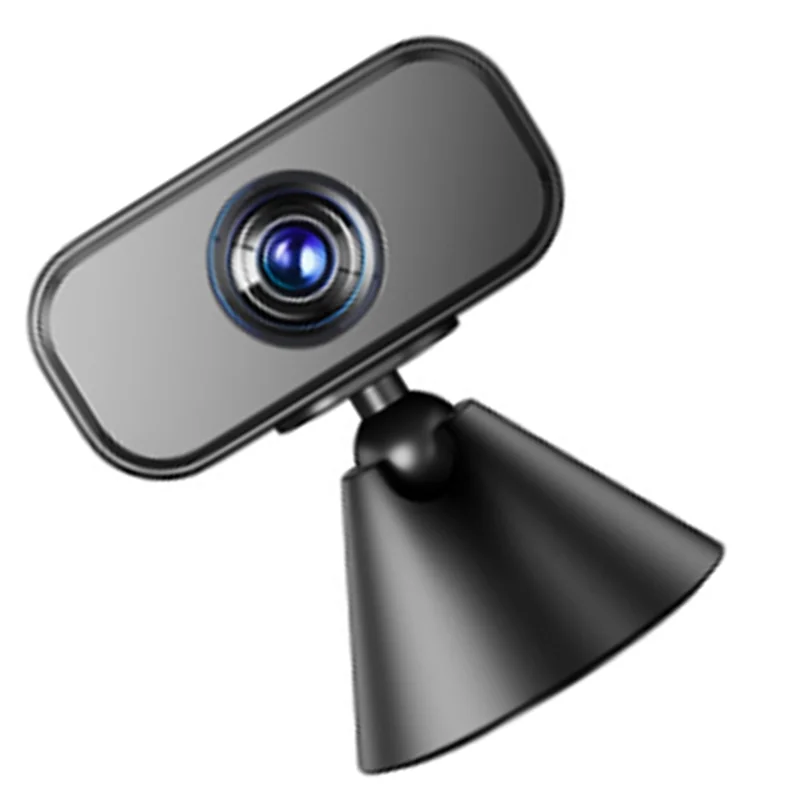 ABSQ-Enhanced Mini 4K Wi-Fi домашняя камера безопасности с цифровым зумом, внутренним наблюдением, цветным ночным видением, радионяней