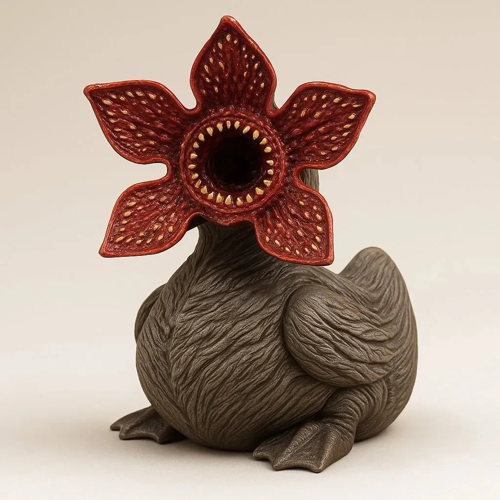 Gorące serialy telewizyjne Stranger Things Żywiczna Kaczka Demogorgon Figurki Akcji Zabawki Figurki Kolekcjonerskie Dekoracje Modele Lalki Prezenty Kolekcja