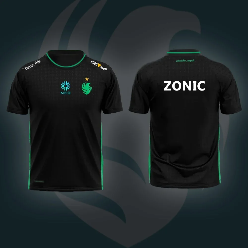 2025 الرجال جديد مكافحة الإرهاب النخبة فريق 2 الصقر Esports موحدة جيرسي ثلاثية الأبعاد مطبوعة تنفس رياضي موضة تي شيرت رياضي