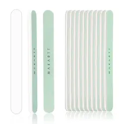 Makartt Fine Nail Buffer Block Shiny Nails Sponge 10PCS Natural Nail Polisher for Natural Nails Nail File 400 and 6000 Grit