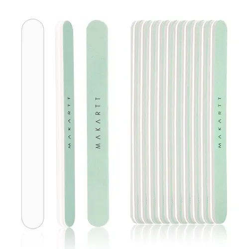 Makartt-bloco pulidor de uñas fino, esponja para uñas brillantes, 10 Uds., pulidor de uñas Natural para uñas naturales, lima de uñas de grano 400 y 6000