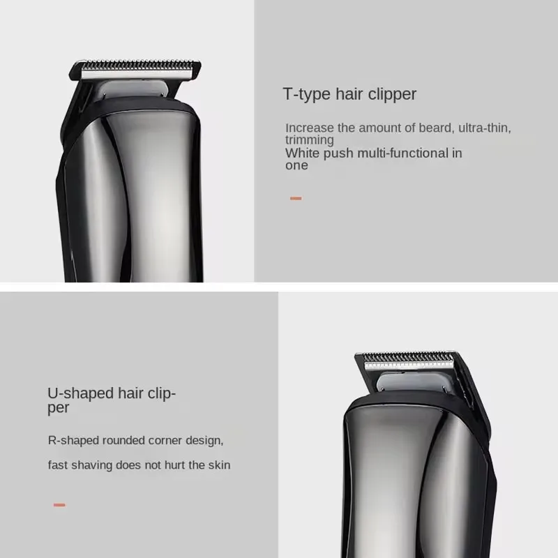 Xiaomi Youpin Hair Clipper 6 In 1 Hair Trimmer For Men Eyebrow Beard Trimmer Fully Washable Electric Hair Clipper Grooming Kit