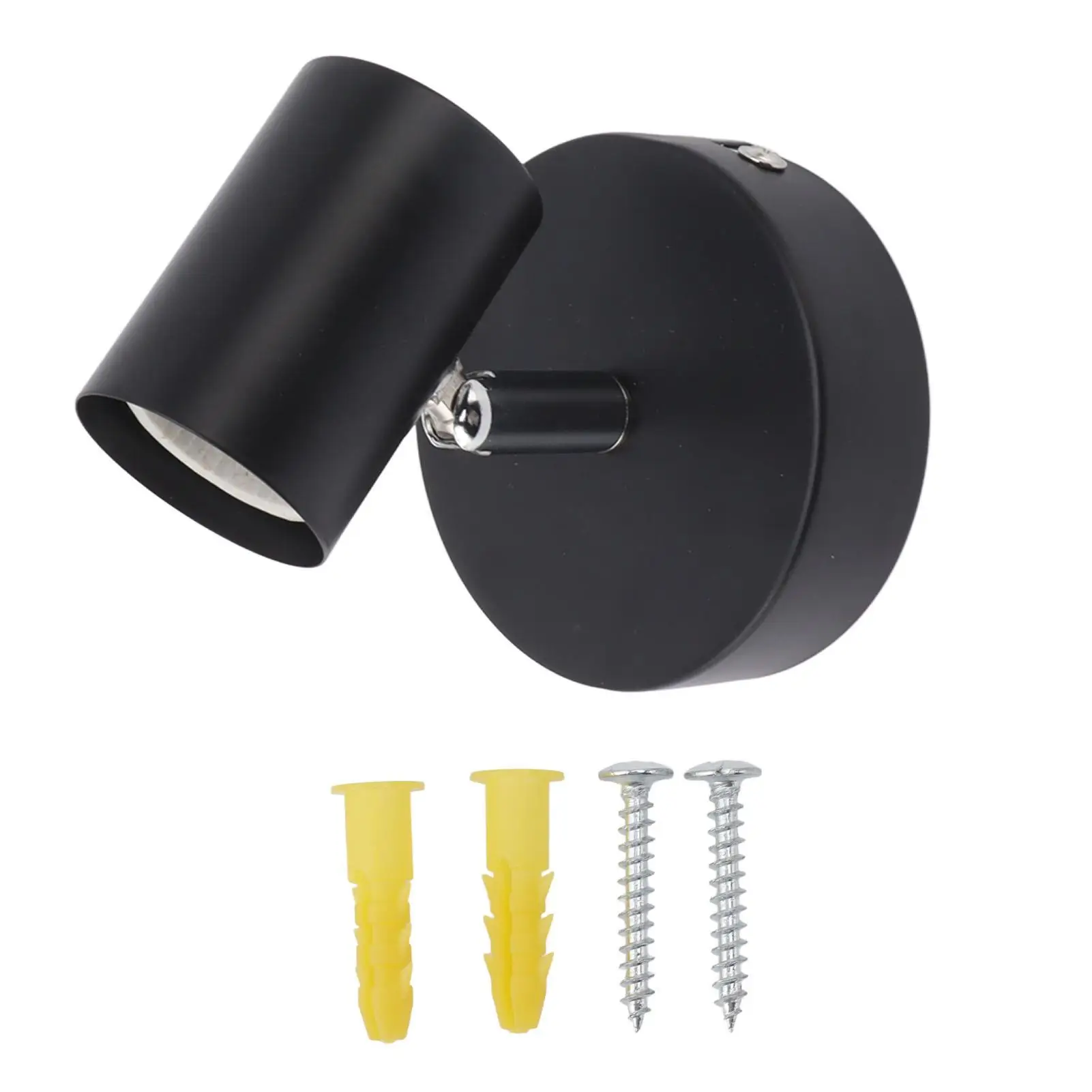 

60W Matte Black Adjustable Wall Sconce Light Fixture - Modern Design E26/E27 Iron Lamp 85-265V for ceiling