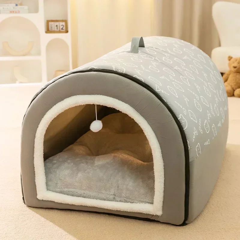 Winter Warm Dog House Can Be Dismantled and Washed Four Seasons Large Dog House Pet Sleeping Supplies