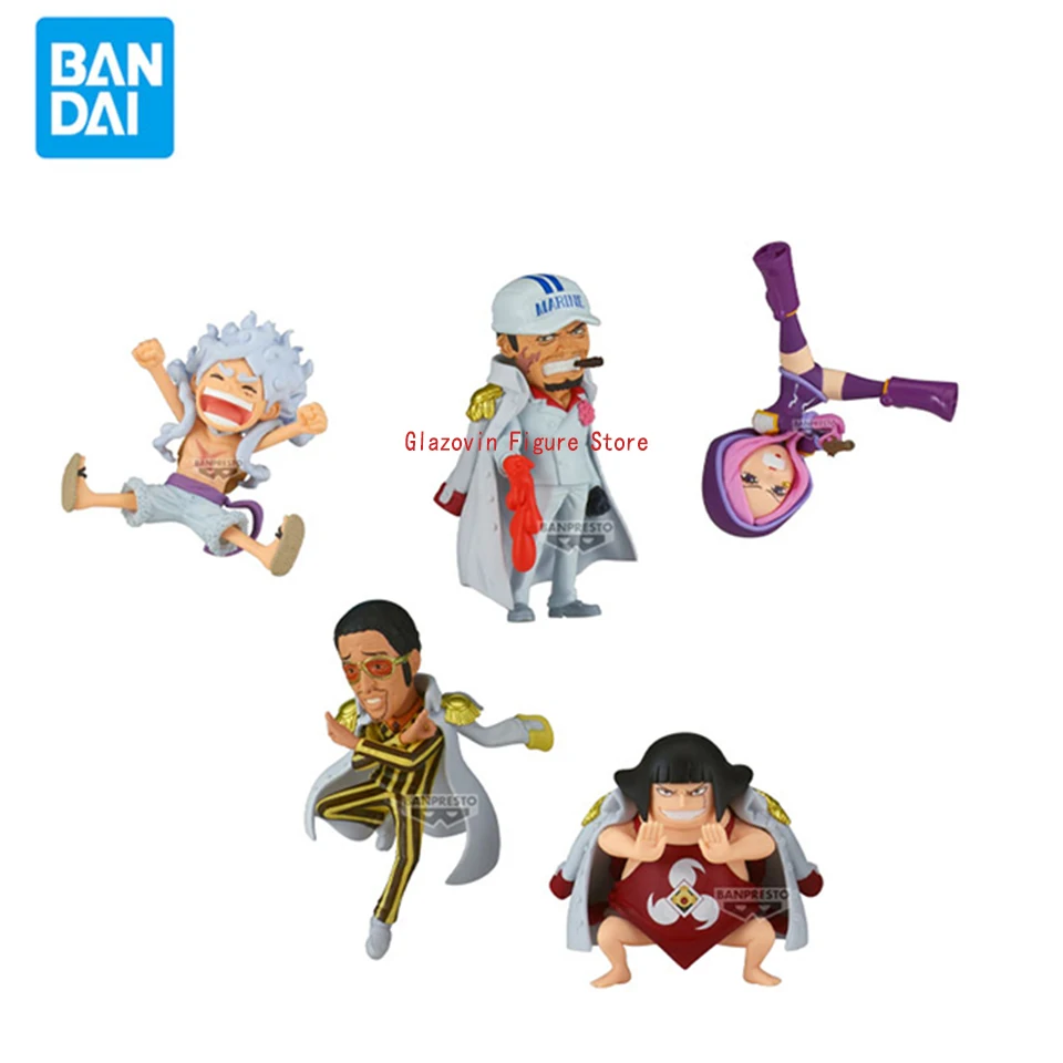 Banpresto One Piece WCF Luffy Sakazuki Akainu Borsalino Action Figure Toys
