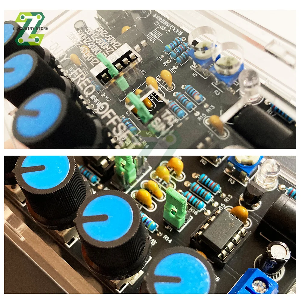 ICL8038 Generatore di Segnale DIY Kit Uscita 5Hz ~ 400kHz Regolabile Ampiezza di Frequenza Sino Quadrato Triangolo a dente di Segatura