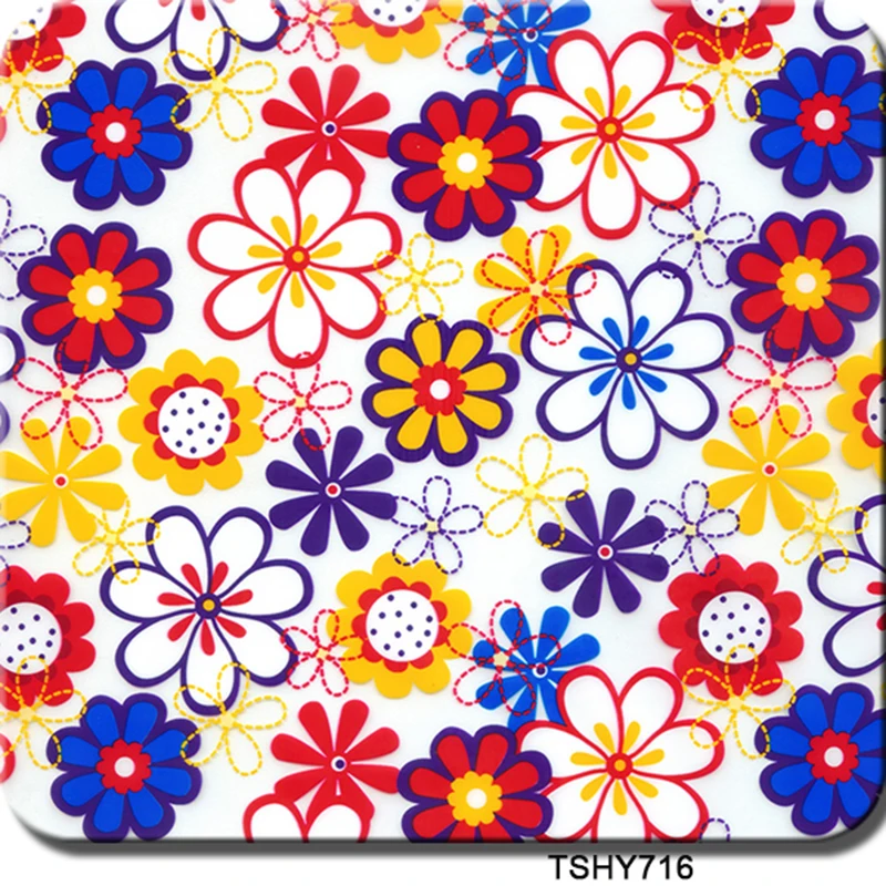 TSAUTOP 0.5mX2m/10m flower pattern film hydrographic CSHY716 hydro dip