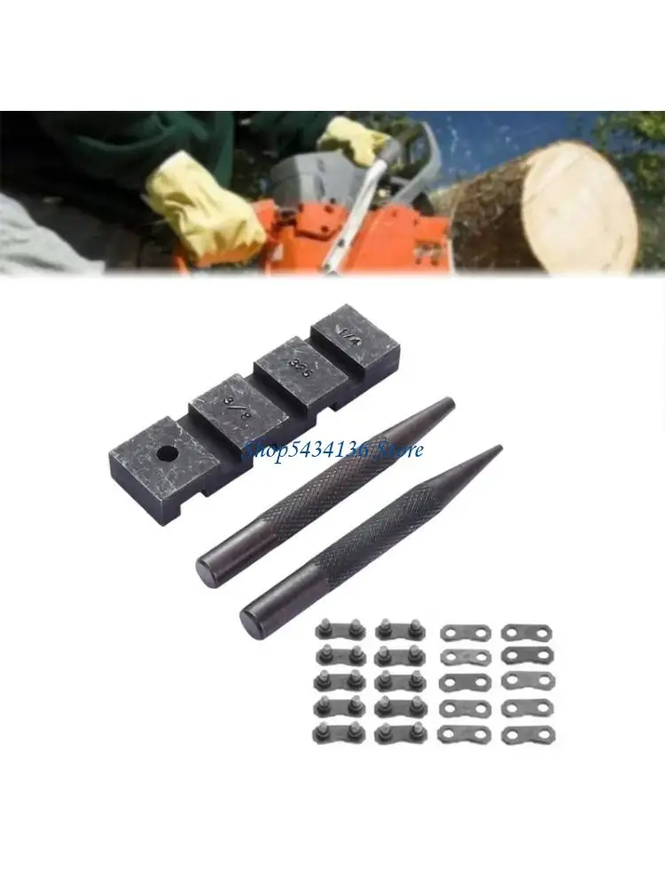 H7ED Universal Chainsaw Chain Fixing Pocket Chainsaw Breaker Chain Repairing Mending Tool Set