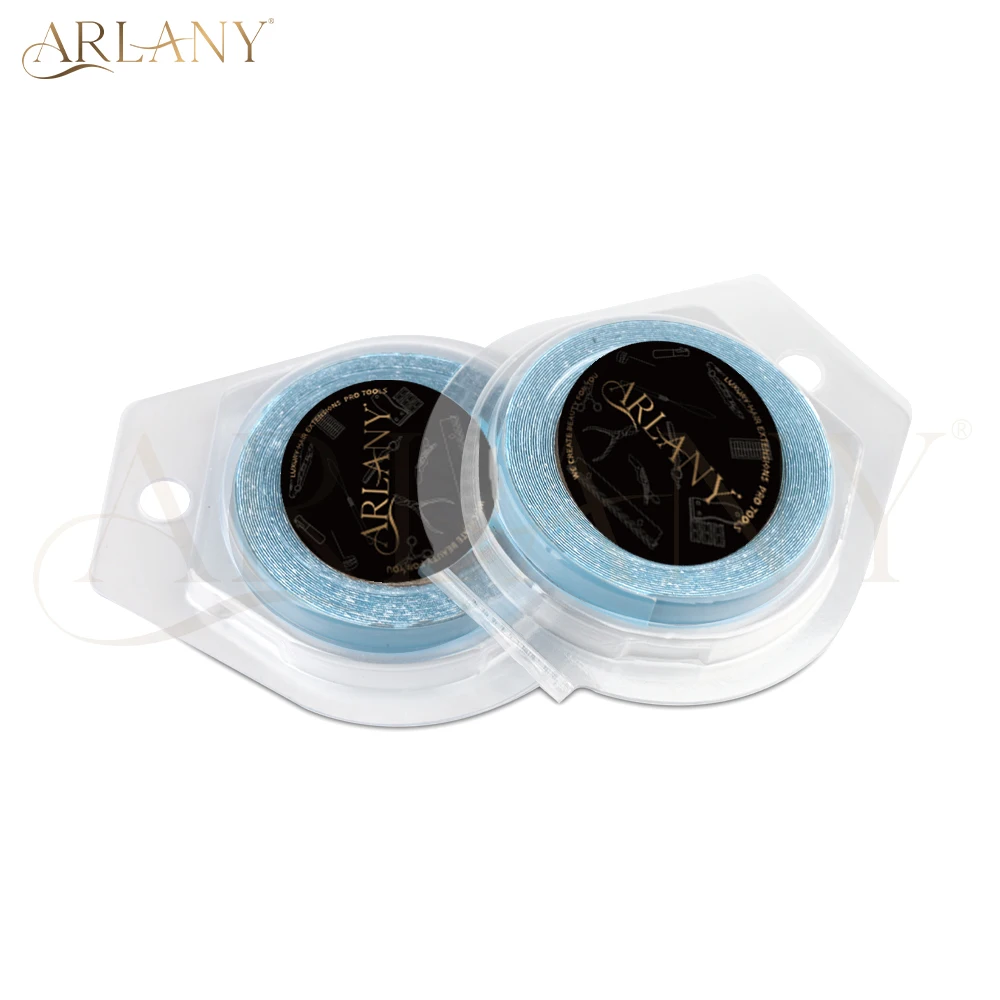 ARLANY Hair System Tape Weft Invisible Hair Extensions Tape Roll 3 Yards Double Sided Adhesive Tape Roll Replacement Tape