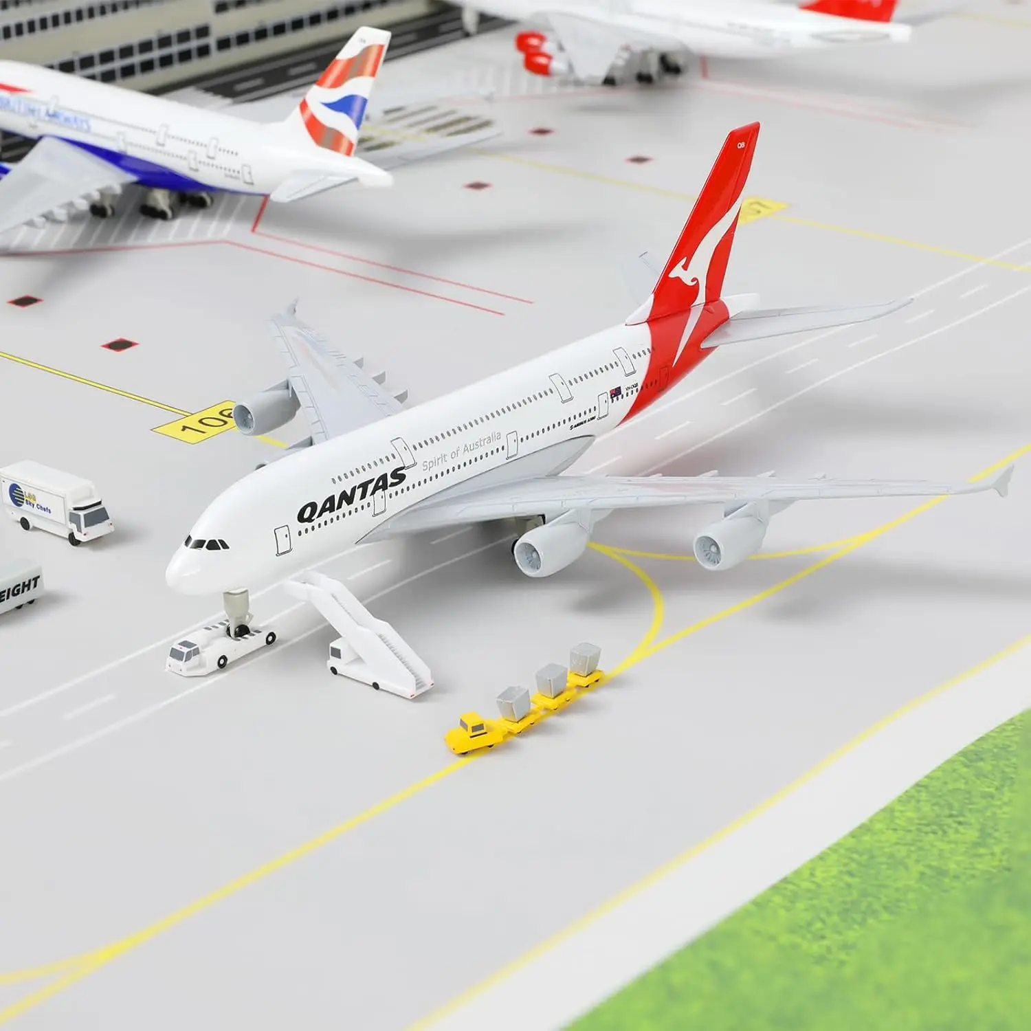 A380 modelo de avião austrália 20cm 1/300 modelo de avião de metal fundido com suporte para entusiasta da aviação presente brinquedos meninos crianças