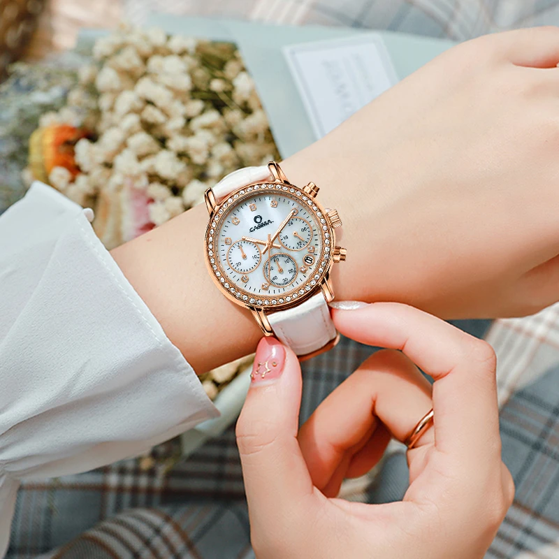 CASIMA Couple Watches Simple Trendy Fashion Watch Versatile Waterproof Luminous Ladies Quartz Watch Model SP-2603-1005