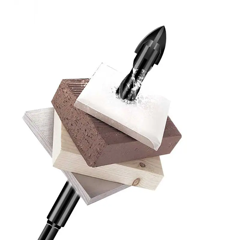 7pcs 3-12mm Cross Hex Tile Drill Bits Set for Glass Concrete Ceramic Hole Opener Brick Hard Alloy Triangle Bit Tool Boxed Kit