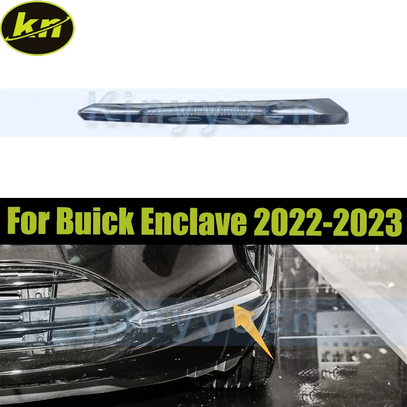

Front Lower Bumper Cover Strip Trim For Buick Enclave 2022-2023 Fog Lamp Bezel Trim