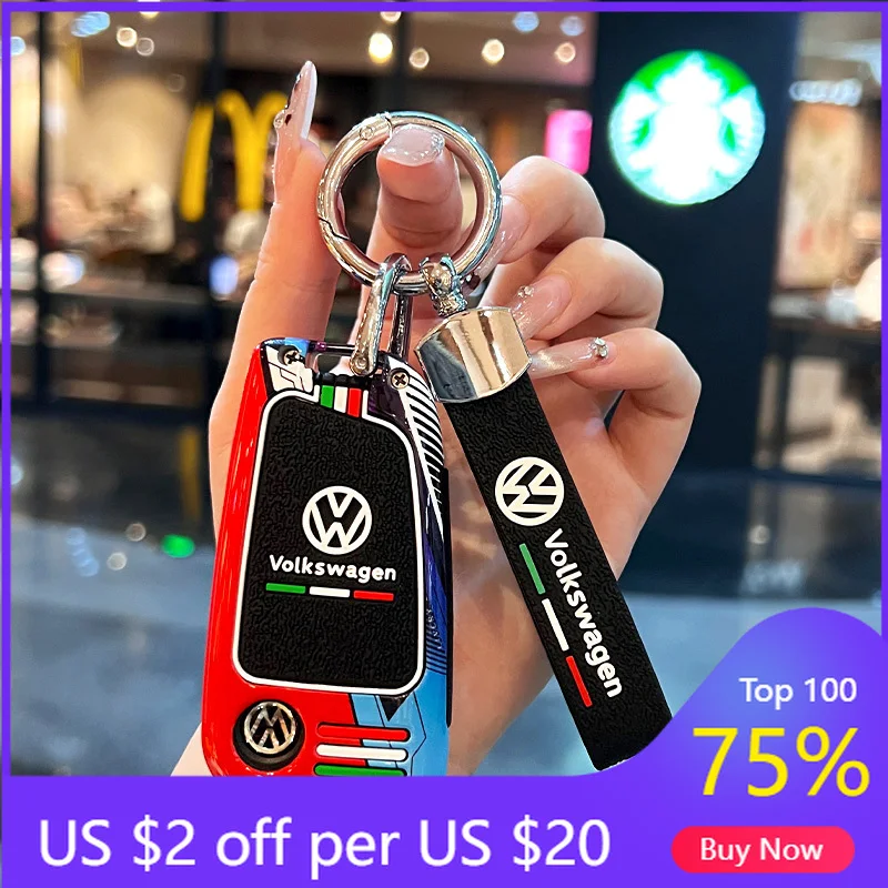 

VW GTI GOLF 2026 Горячий для VW VOLKSWAGEN из цинкового сплава, силиконовый чехол для дистанционного ключа автомобиля, чехол для Volkswagen VW Polo Golf 7 Golf 7 M