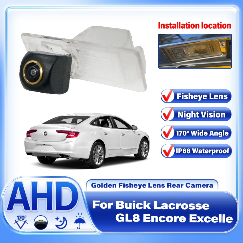 

Car Reverse Camera Waterproof Night Vision For Buick Lacrosse GL8 Encore Excelle Chevrolet Trax Aveo Cruz Cadillac SRX