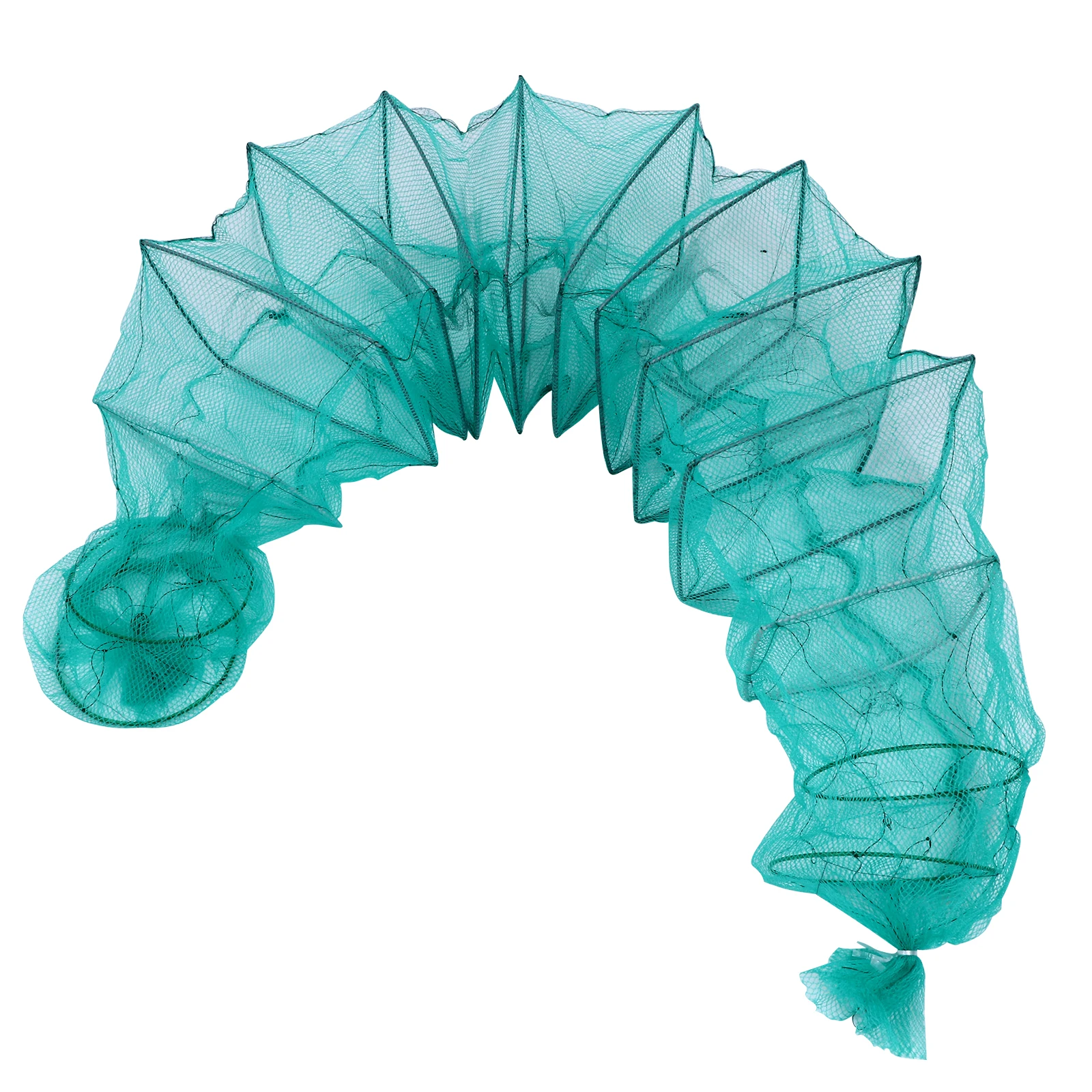 

Fishing Cage Net Scalable for Caught Crabbing Bait Traps Nylon Foldable