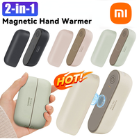 Xiaomi 2 in1 Magnetic Hand Warmers Rechargeable Long Lasting Portable Electric Safe Heating Warmer Pocket Heater Winter Outdoors