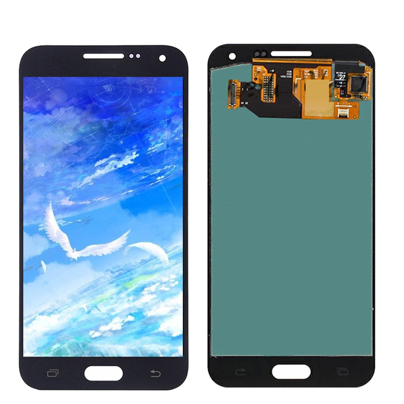 Super AMOLED Display E500 For Samsung Galaxy E5 LCD With Touch Panel Digitizer Assembly E500M E500H E500F Screen Replacement