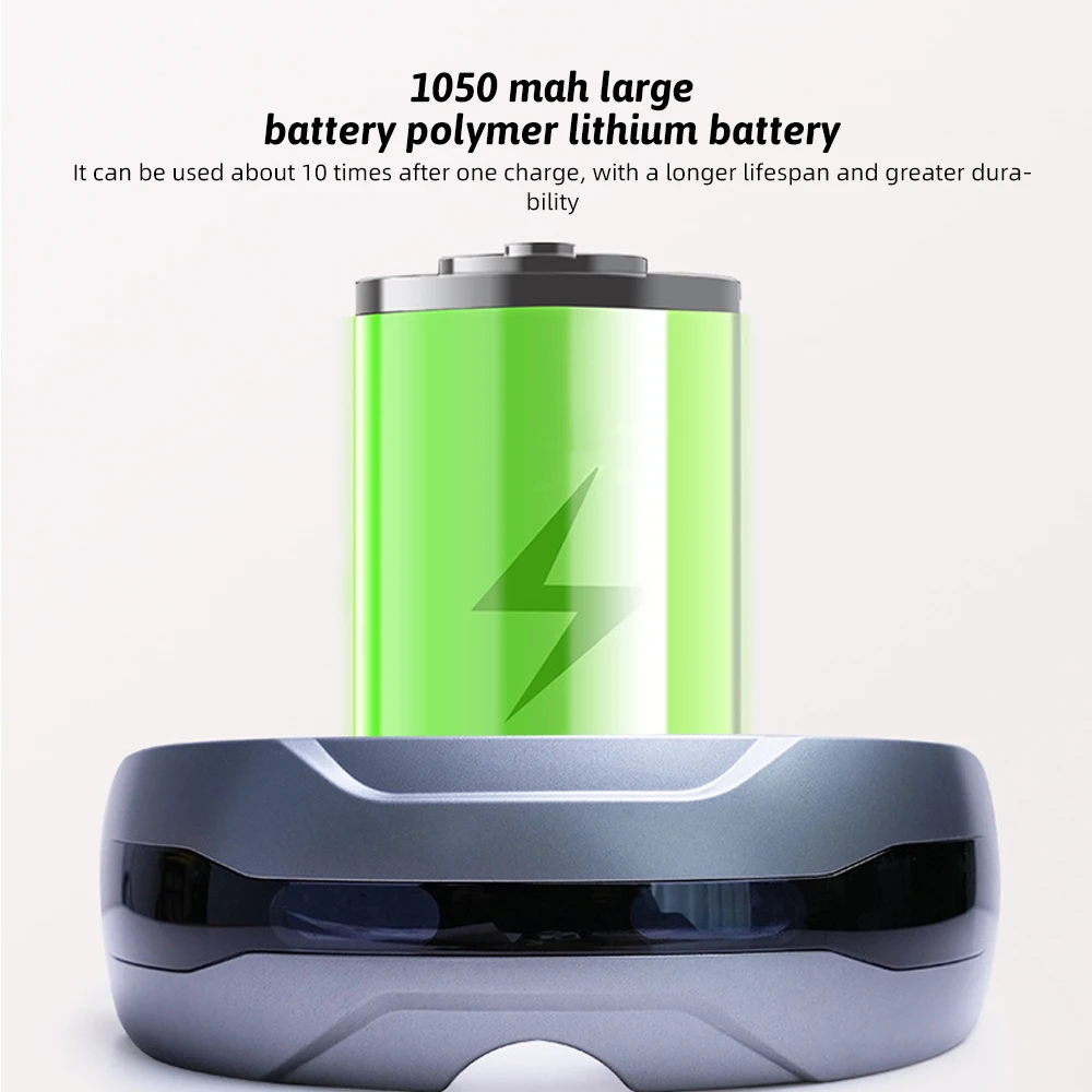 Massaggiatore per occhi 3D intelligente ricaricabile elettrico multifunzione in silicone con finestra di visualizzazione visiva per alleviare lo stress