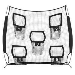 Red de fútbol personalizada para entrenamiento, Red de lanzamiento para práctica de Rugby con 5 objetivos