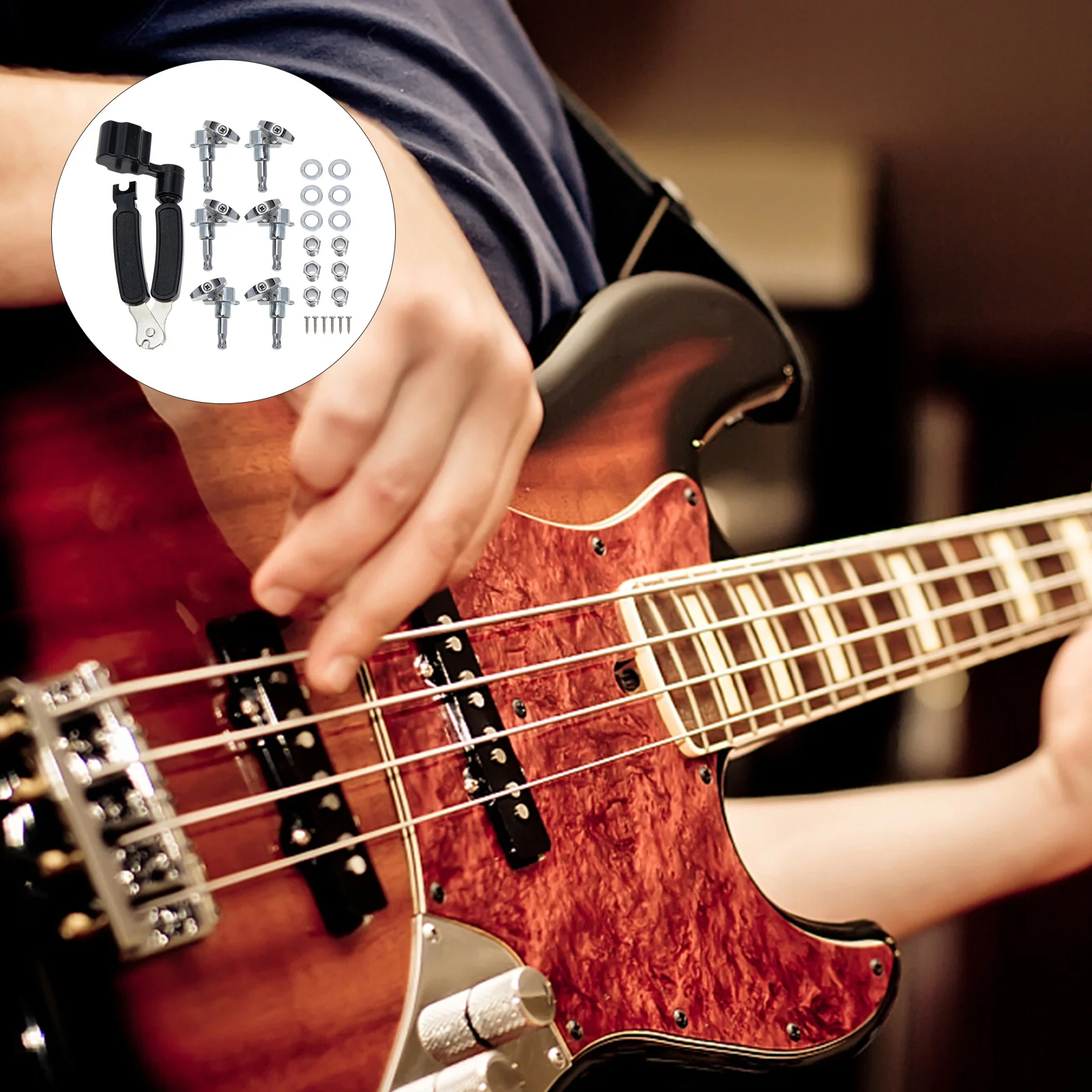 

1Set Guitar String Winder Small Size Manual Ukulele Repair Tool Electric String Changer Tool Ukulele Supply Guitar Supply