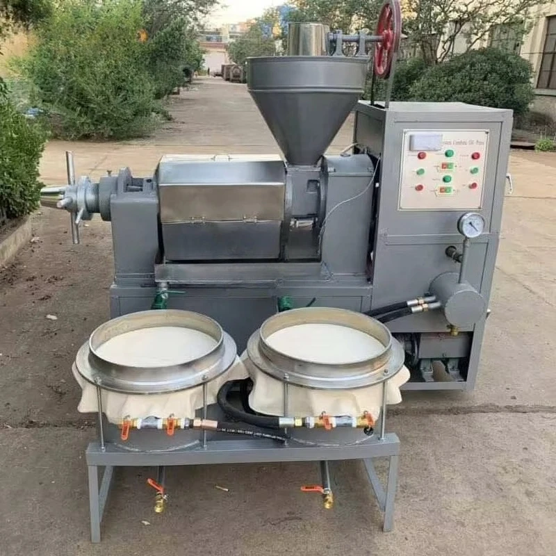 Commercial Oil Press Machine Extractor Black Seeds Peanut Rapeseed Oil Press Automatic High Quality Cooking Oil Making Machine