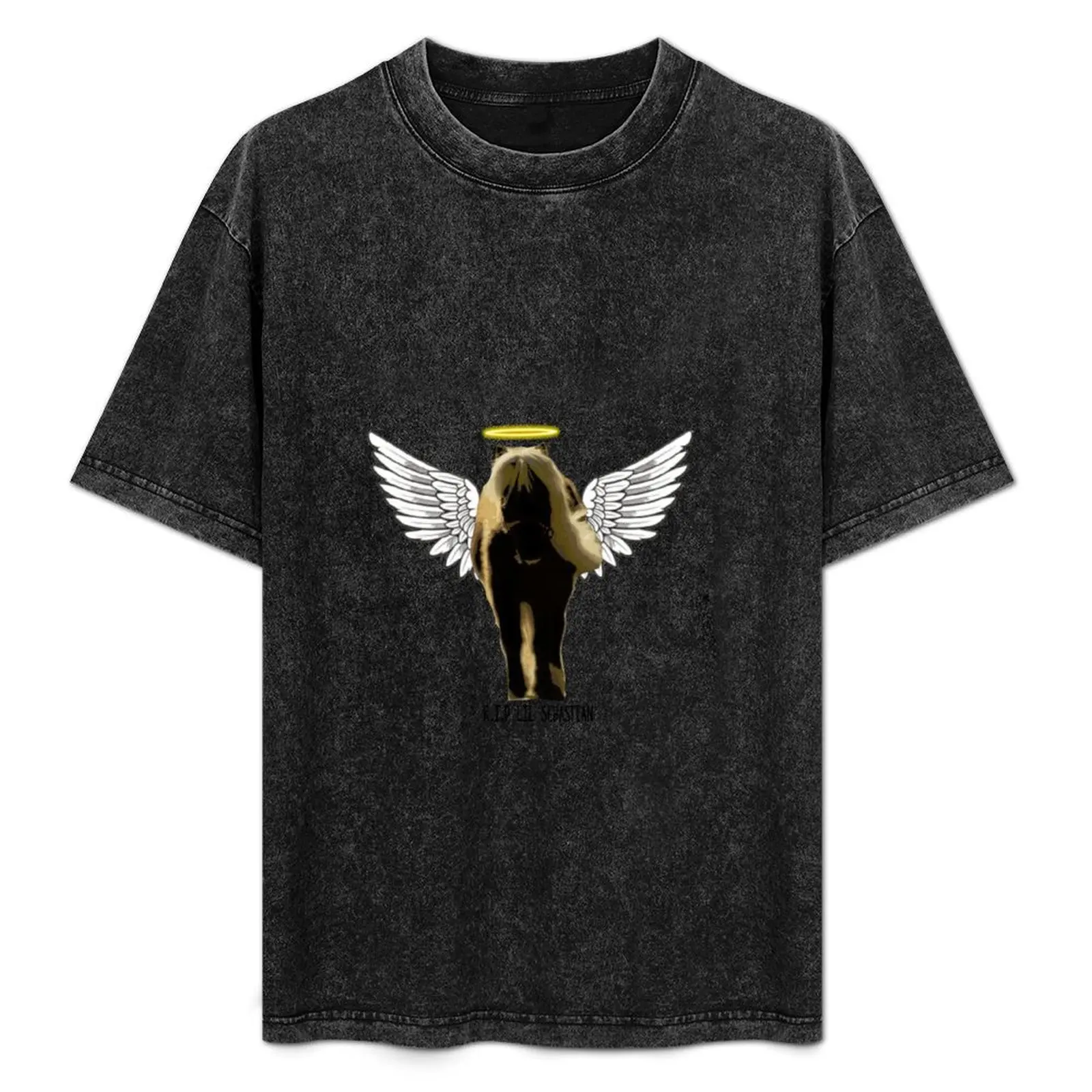 

lil sebastian parks and rec T-Shirt Basic Simple Casual Short Sleeve Tee