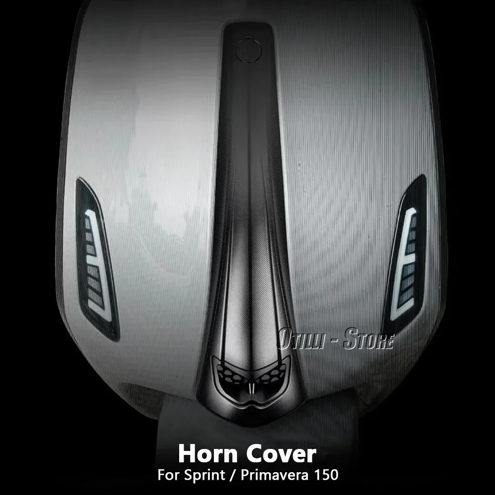 Aluminum Front Horn Head Fairing Cover For Vespa Primavera Sprint 150 Sprint150 Motorcycle Accessories Decorative Cover