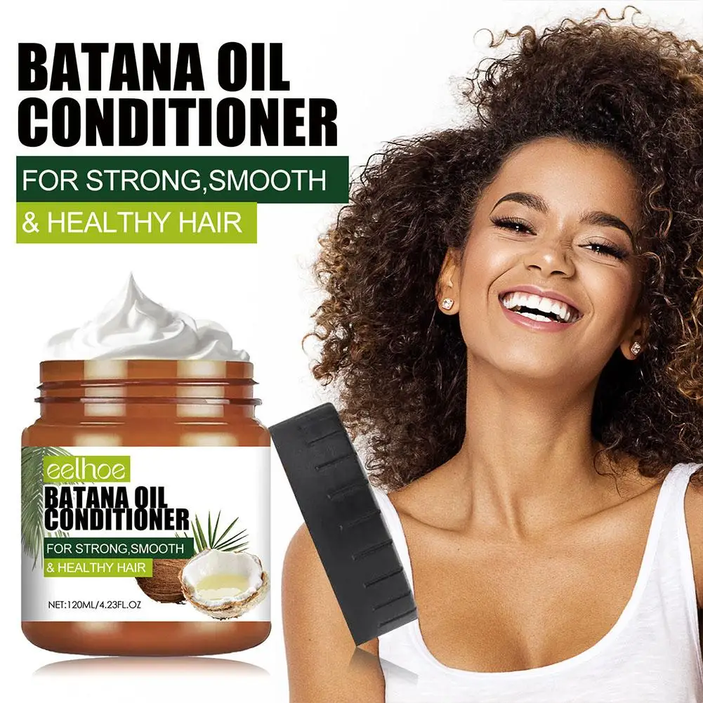 120ml/g Batana Oil Hair Conditioner Hair Treatment Mask For Moisturizing, Repairing Hair Roots, Promotes Thicker Hai