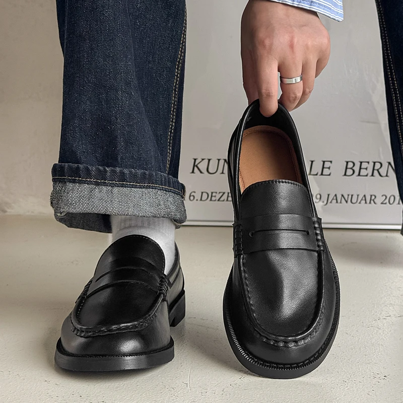 Casual men's loafers Retro high-quality minimalist style Fashion Party Dance Outdoor street Business Daily Quality Shoes