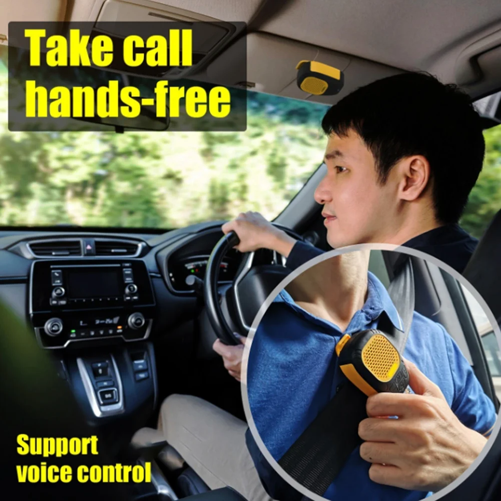 

MYdaY- WS-1 New Wearable Wireless Bluetooth Speakers IP56 Waterproof Portable Outdoor Work Sports Audio with Magnetic Clip