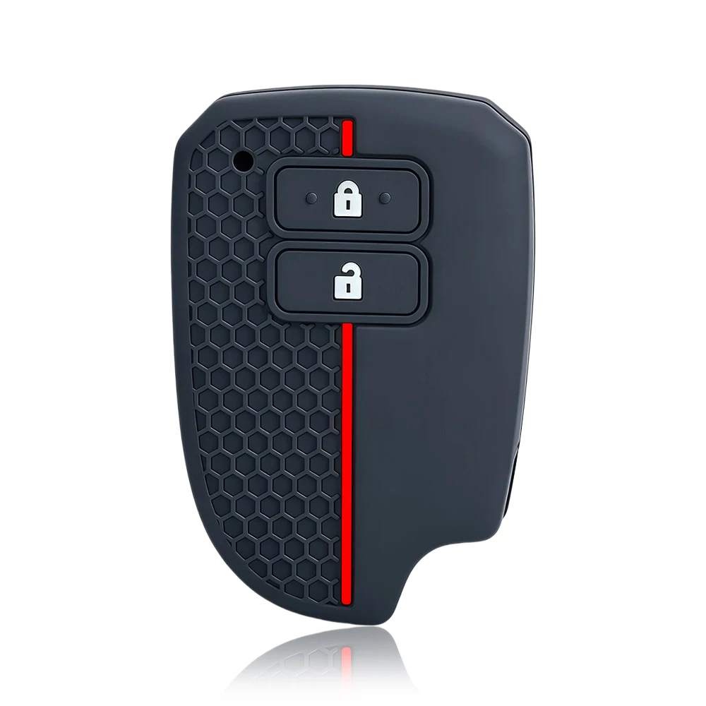 2026 New 2 Buttons Car Remote Silicone Key Fob Case Cover for Toyota Yaris X Yaris L Sedan Vios FS EZ Verso Shell Accessories