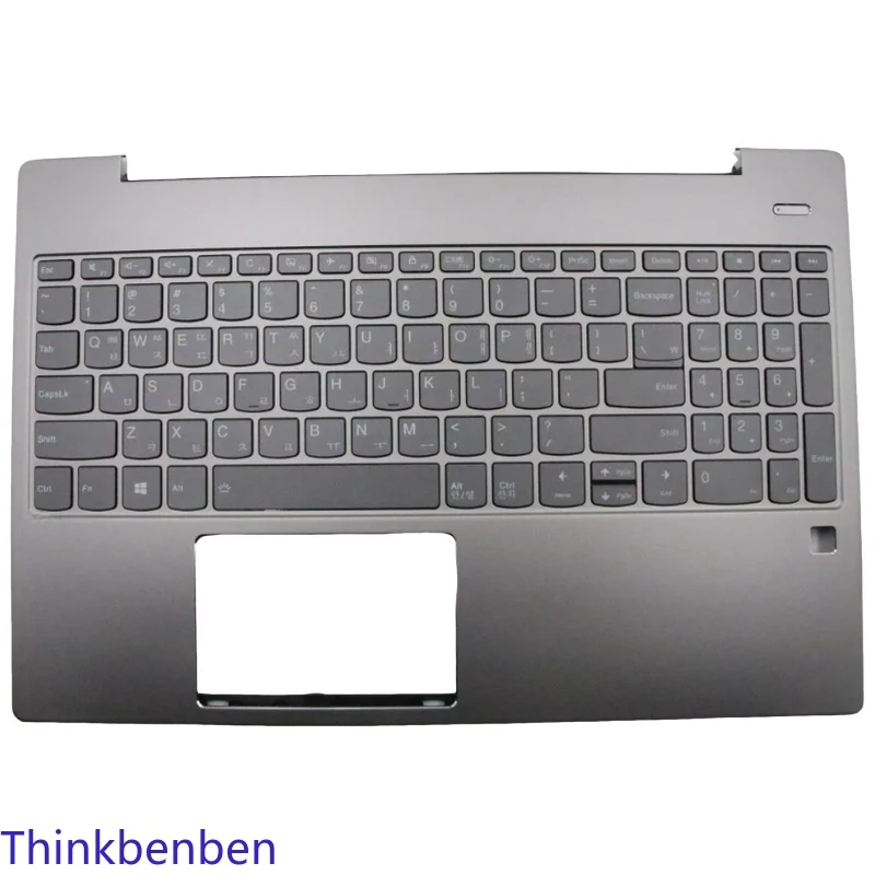 KR Korean Mineral Gray Keyboard Upper Case Palmrest Shell Cover For Lenovo Ideapad S540 15 15IWL GTX 5CB0U43627