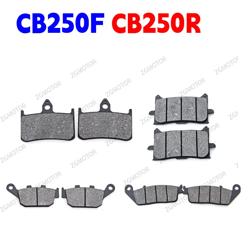 Front Rear Brake Pads Fit For Honda CB 250 Twin CB250F Hornet 1996-2007 CB250R CBF250NA 2018-2023 2019 2020 2021