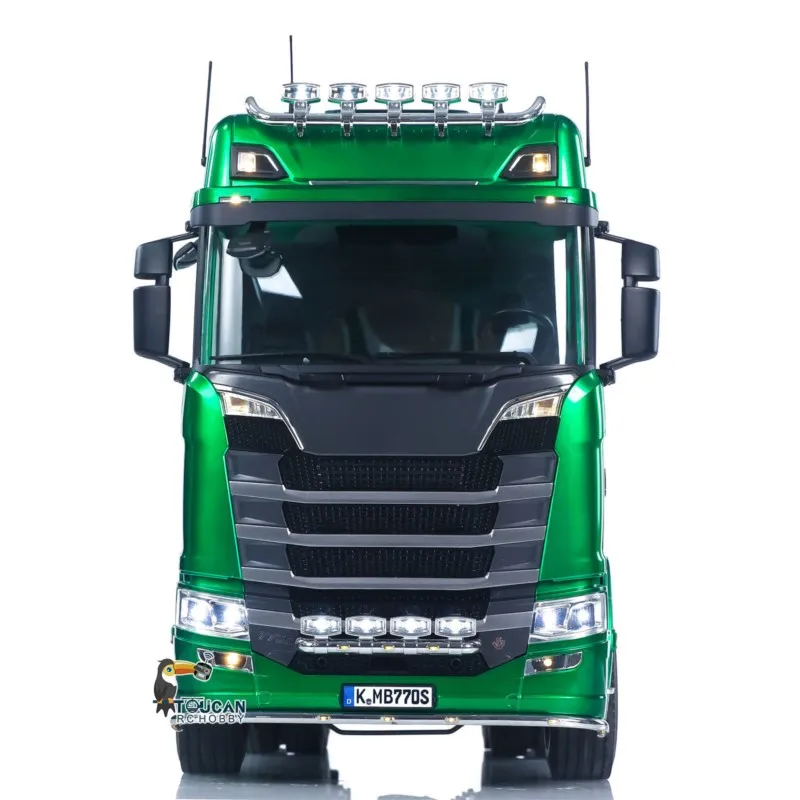 Camión Tractor RC KABOLITE 770S 100 1/14, Camión de Control Remoto 6x6, Caja de Cambios de 2 Velocidades, Bloqueo de Diferencial, Batería, Radio, Modelo RTR