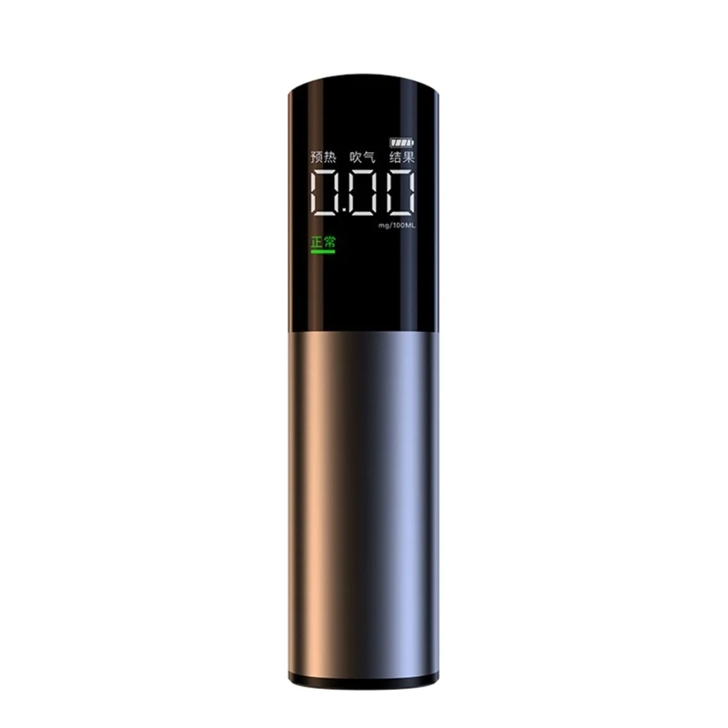 Breath Tester with LCD Display Breathalyzer Alcoholicity Meter