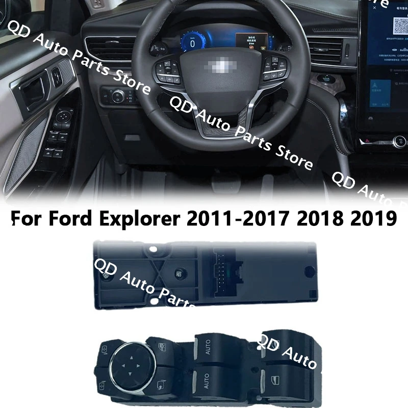 

Переключатель управления стеклоподъемником передней левой двери (сторона водителя) OEM BB5Z-14529-AA для Ford Explorer 2011-2019