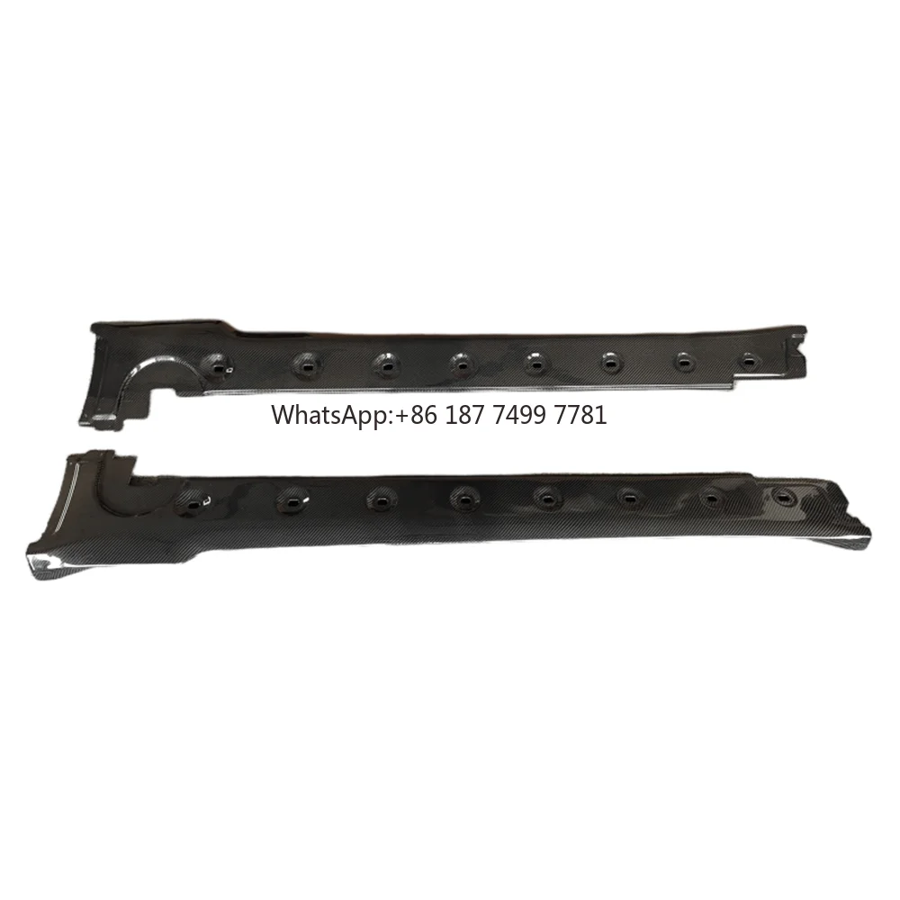

Used for . 992 911 Genuine Carbon Fiber Body Kit GT3 Style Carbon Fiber Side Skirts for 992 Carrera Targa